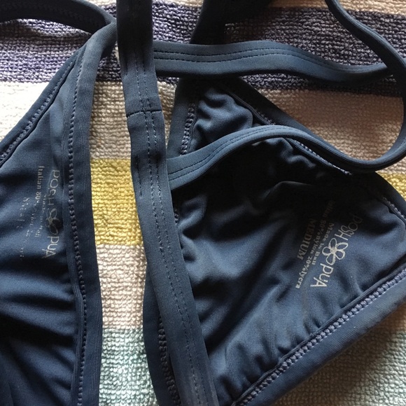 Posh Pua navy triangle set - Picture 2 of 9